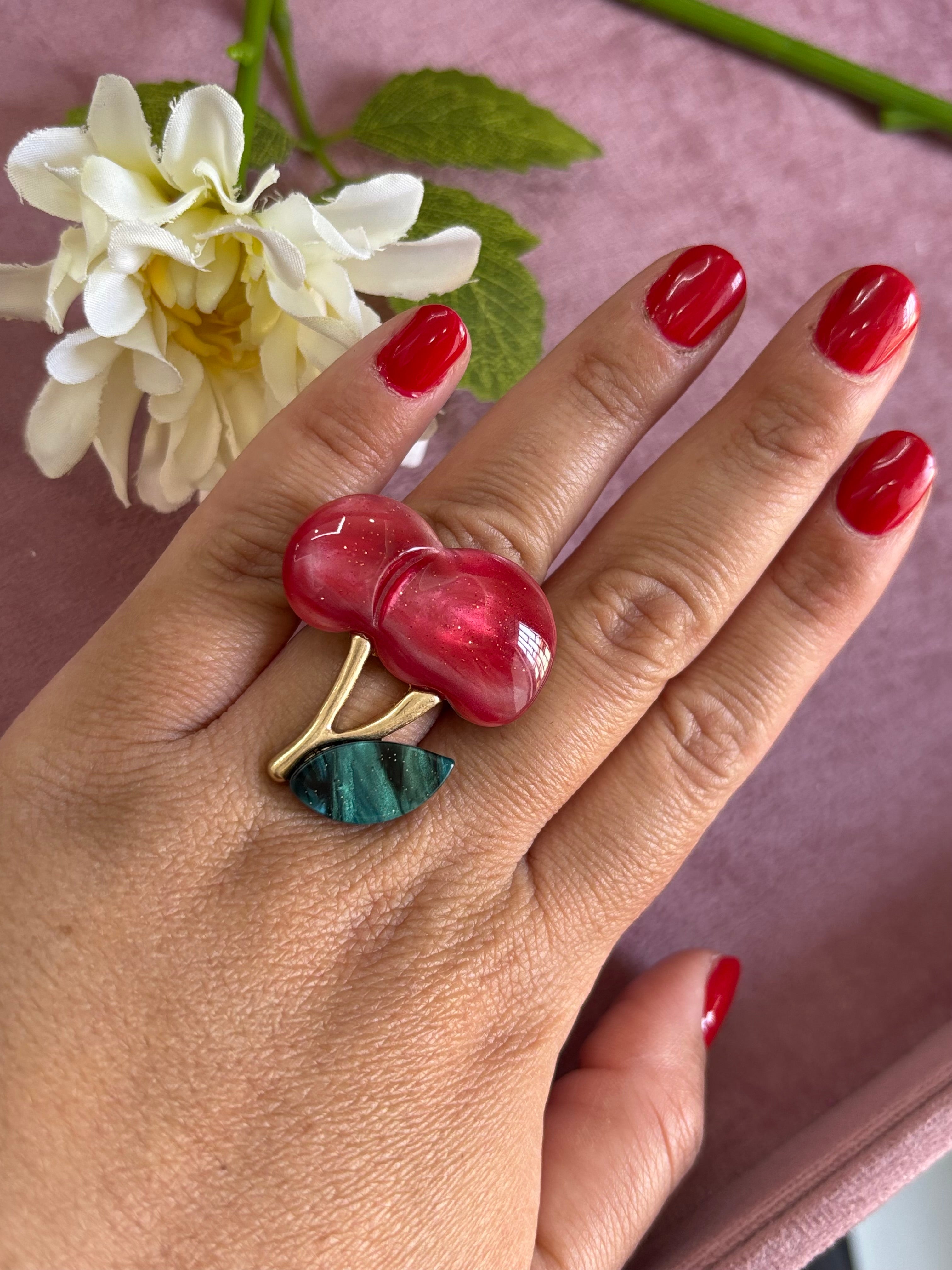 Anello ciliegia big