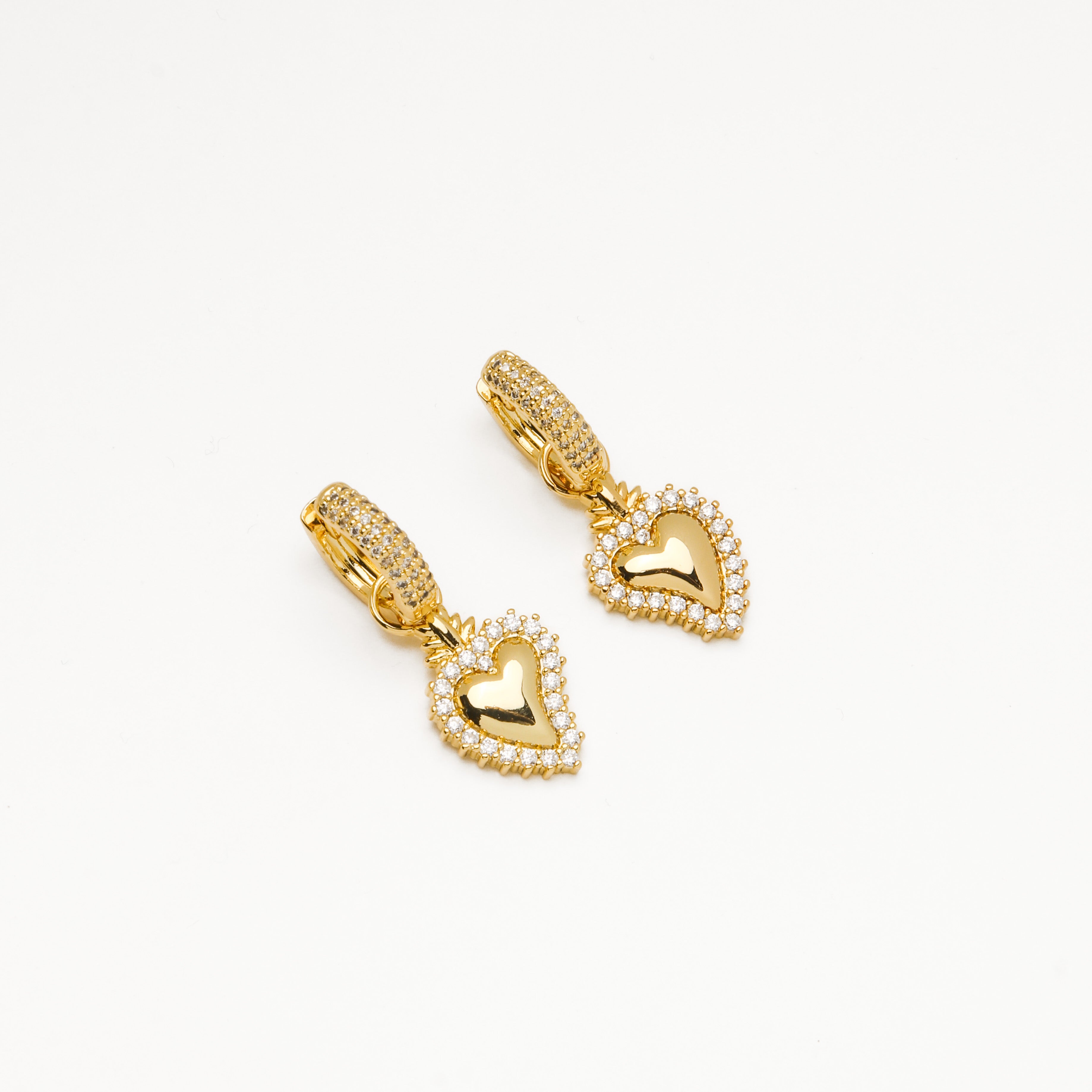 Orecchini Cuore Sacro Di San Gennaro Luxury